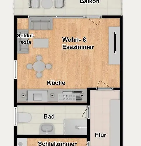 Haus Dortmund 8 Appartement Borkum